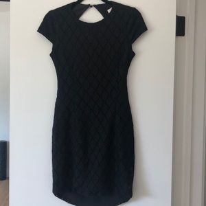 Dolce Vita Black Open Back Knit Dress